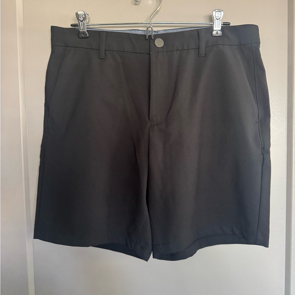 Bonobos 32 7” black Flat Front Shorts